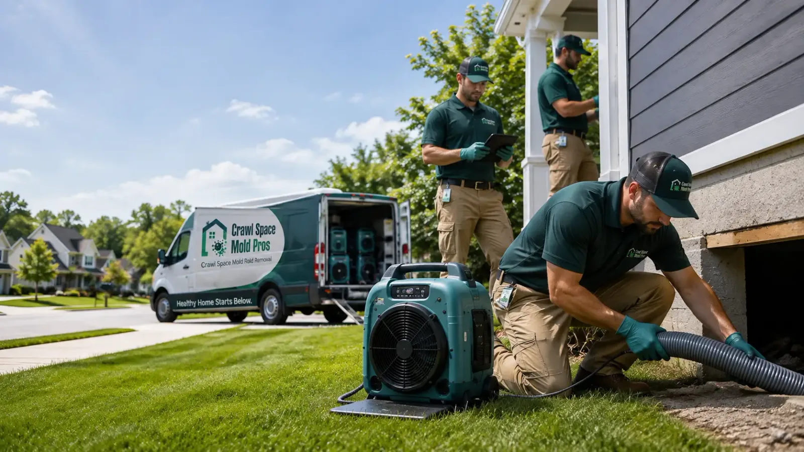 Crawl Space Mold Removal in Slemp, KY